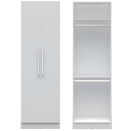 Chelsea 1.0 - 27.55 inch Wide Double Hanging Closet with 2 Doors - living-essentials