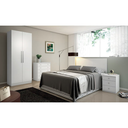Chelsea 1.0 - 27.55 inch Wide Basic Wardrobe Closet with 3 Drawers and 2 Doors - living-essentials