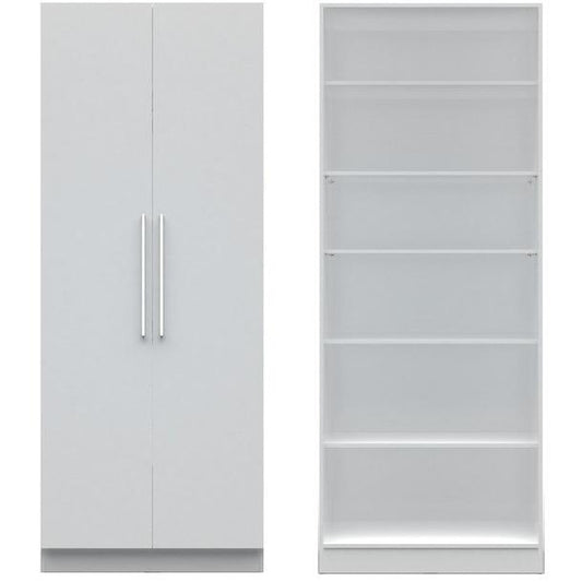 Chelsea 3.0 - 35.43 inch Wide 6-Shelf Closet with 2 Doors - living-essentials