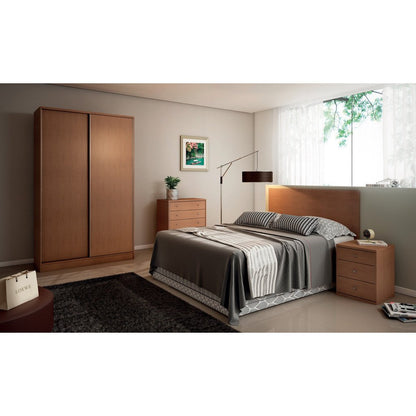 Chelsea 1.0 - 54.33 inch Wide He/ She Wardrobe with 6 Drawers and 2 Sliding Doors - living-essentials
