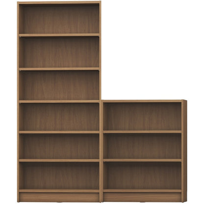 Greenwich 2 - Piece Bookcase 9 - Wide Shelves - living-essentials