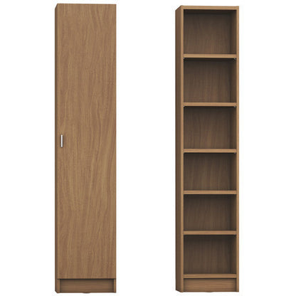 Greenwich 6 - Shelf Narrow Venti 2.0 Bookcase with Doors - living-essentials