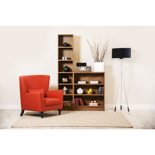 Greenwich 2 - Piece Bookcase 9 - Wide and Narrow Shelves - living-essentials