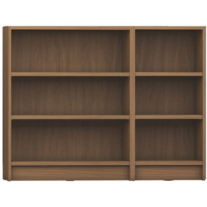 Greenwich 2 Piece Lower Bookcase with 6 Wide and Narrow Shelves - living-essentials