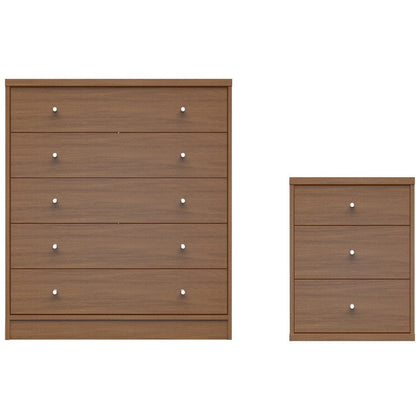 Astor 2.0 2- Piece Bedroom Dresser and Nightstand Set - living-essentials