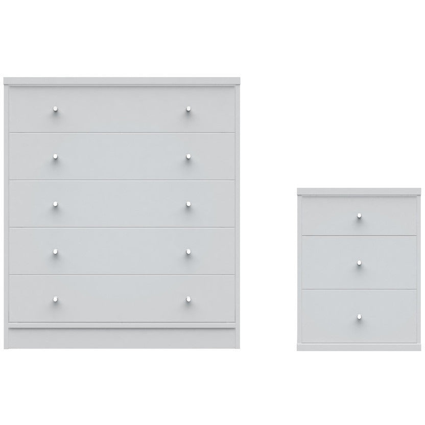 Astor 2.0 2- Piece Bedroom Dresser and Nightstand Set - living-essentials