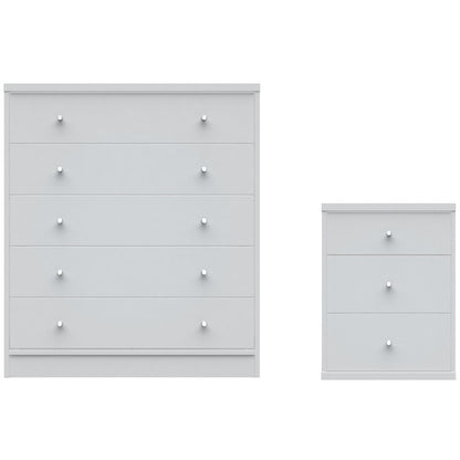 Astor 2.0 2- Piece Bedroom Dresser and Nightstand Set - living-essentials