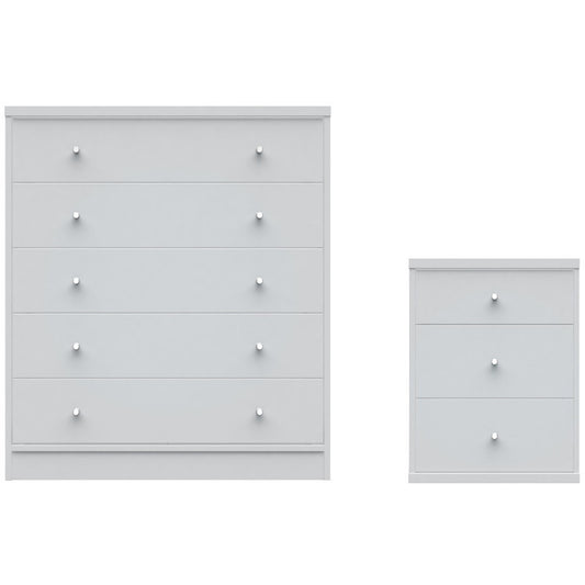 Astor 2.0 2- Piece Bedroom Dresser and Nightstand Set - living-essentials