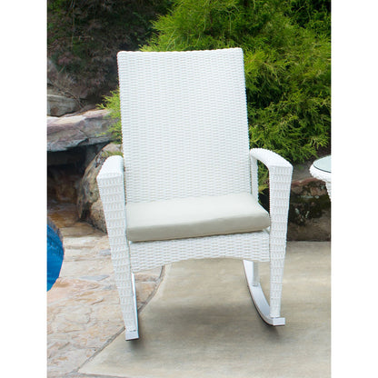 Bayview Magnolia Wicker Rocking Chair - living-essentials