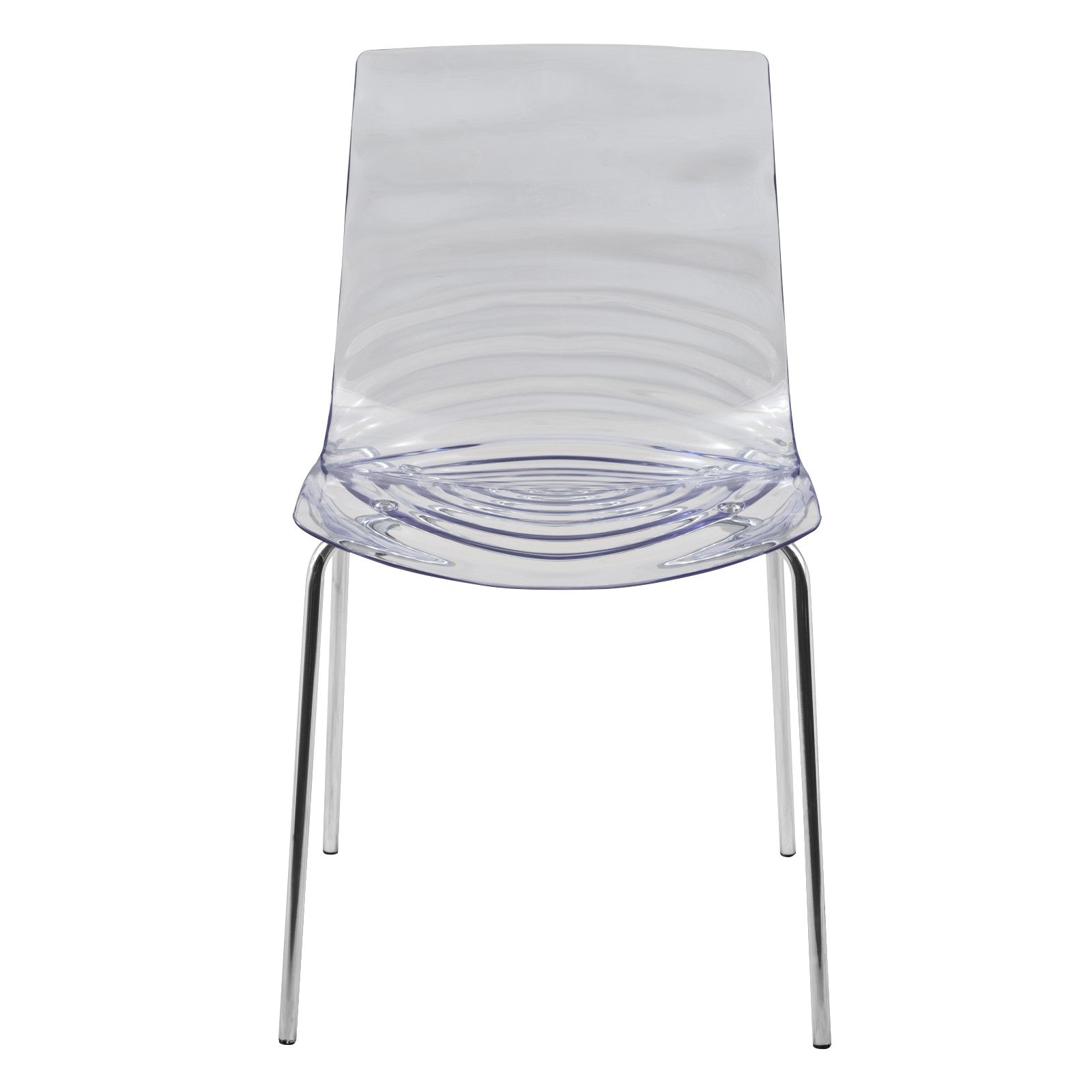 Asha Clear Water-Drop Dining Chair - living-essentials