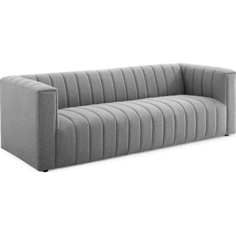 Regal Channel Tufted Upholstered Fabric Sofa - living-essentials