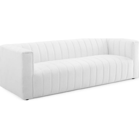 Regal Channel Tufted Upholstered Fabric Sofa - living-essentials