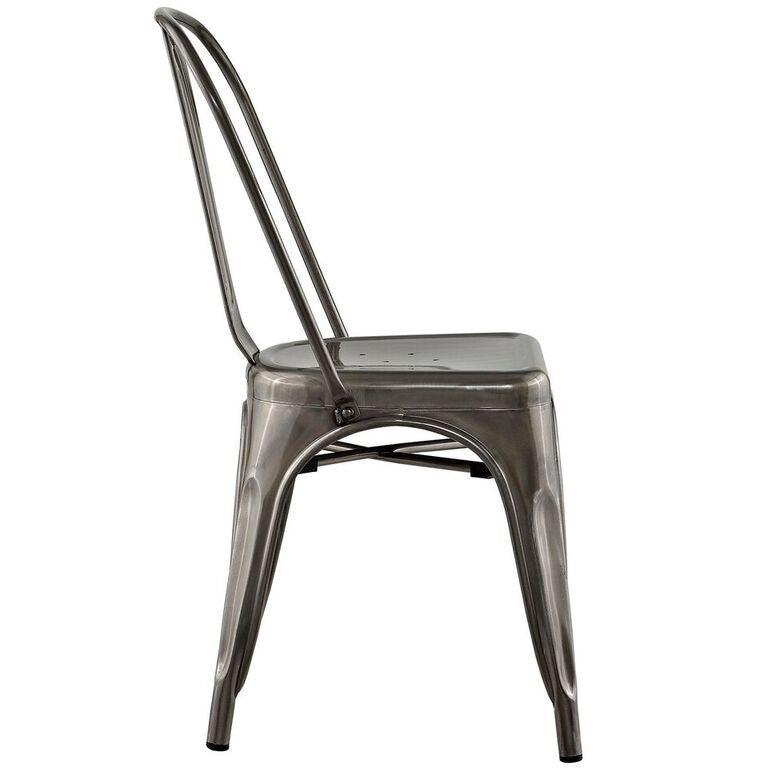 Tolix Style Vintage Distressed Dining Side Chair - living-essentials