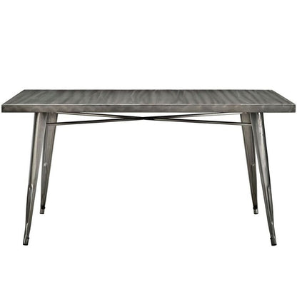 Alma Gunmetal Dining Table - living-essentials