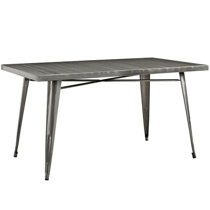 Alma Gunmetal Dining Table - living-essentials