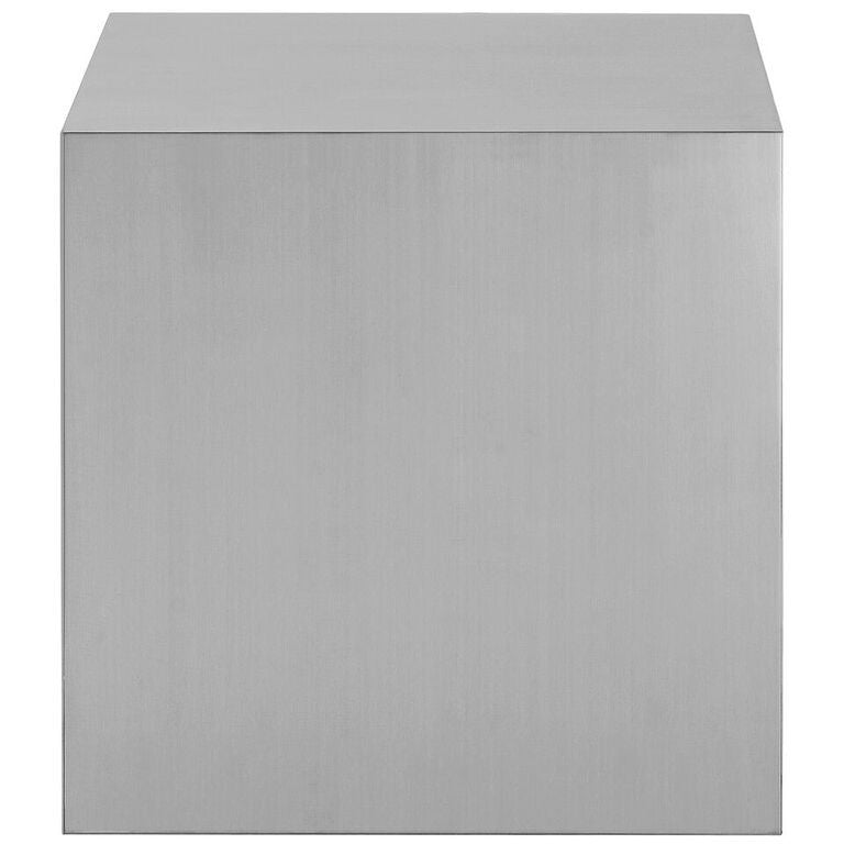 Block Stainless Steel Side Table - living-essentials