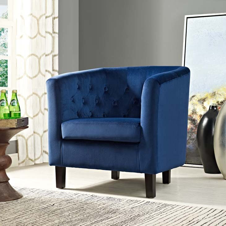 Flair Velvet Armchair - living-essentials