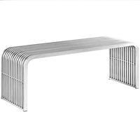 Rail Stainless Steel Bench - living-essentials