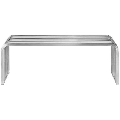 Rail Stainless Steel Bench - living-essentials