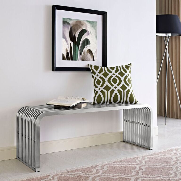 Rail Stainless Steel Bench - living-essentials