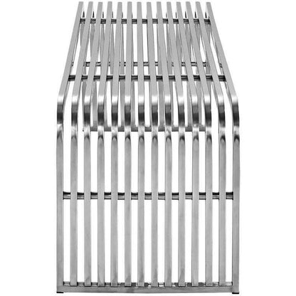 Rail Stainless Steel Bench - living-essentials