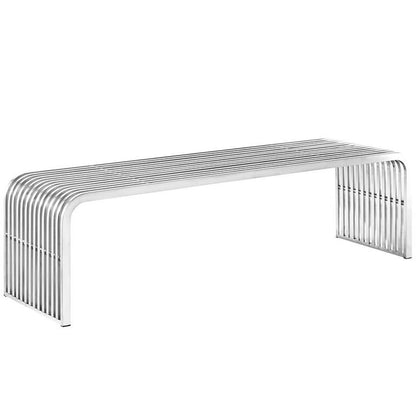 Rail Stainless Steel Bench - living-essentials