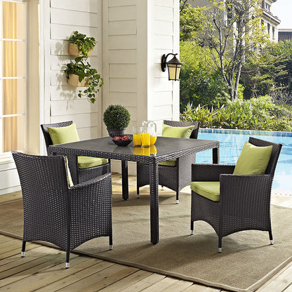 Berkeley 5 Piece Outdoor Patio Dining Set - living-essentials