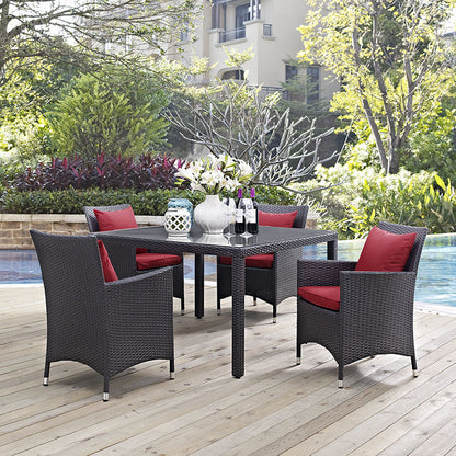 Berkeley 5 Piece Outdoor Patio Dining Set - living-essentials