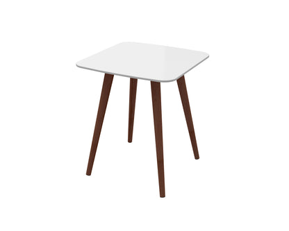Lina White Lacquer Side Table - living-essentials