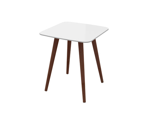 Lina White Lacquer Side Table - living-essentials