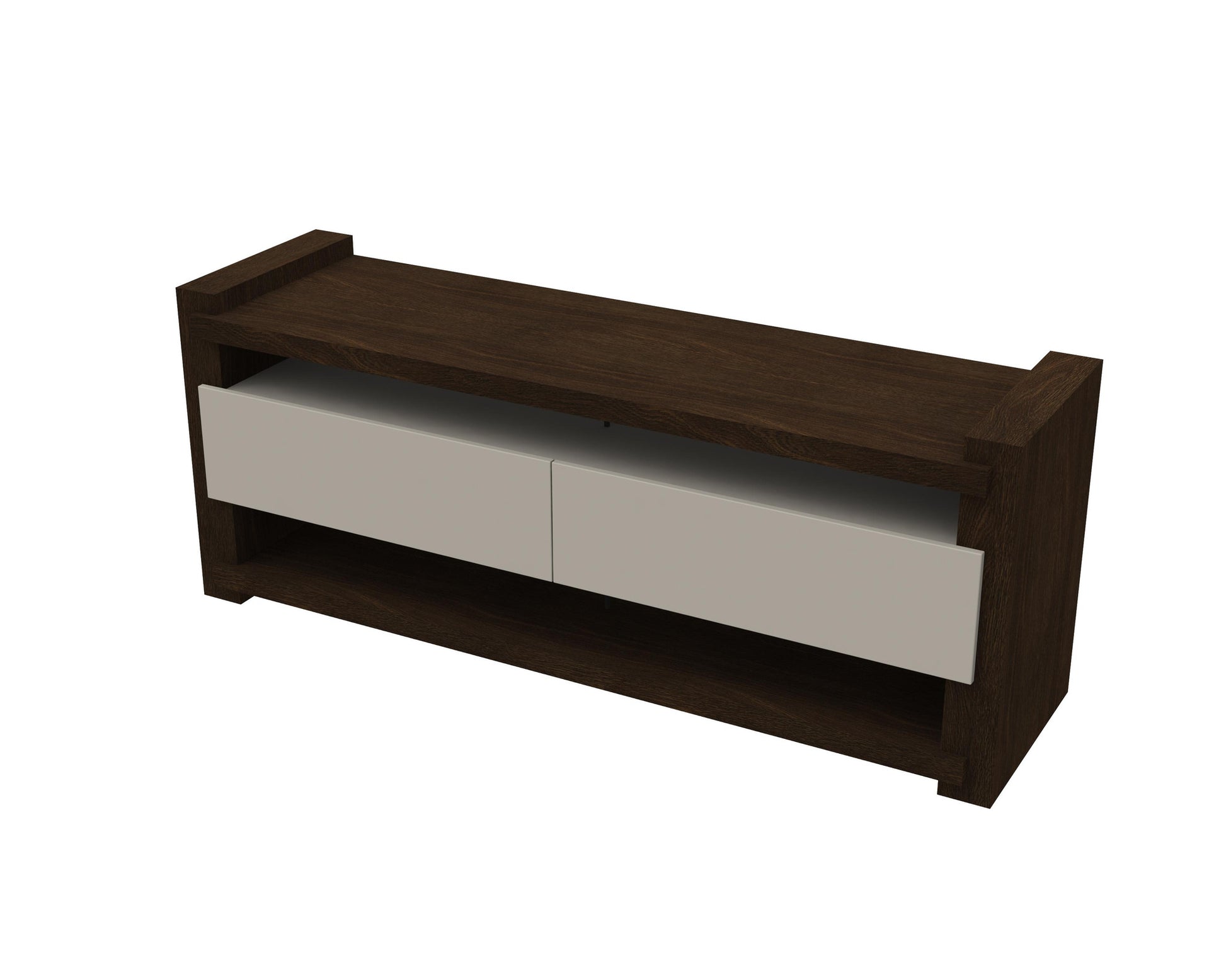Nora Wenge/Off White TV Cabinet - living-essentials
