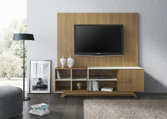Ellen Oak Hanover/Caramel Fendi TV Cabinet - living-essentials