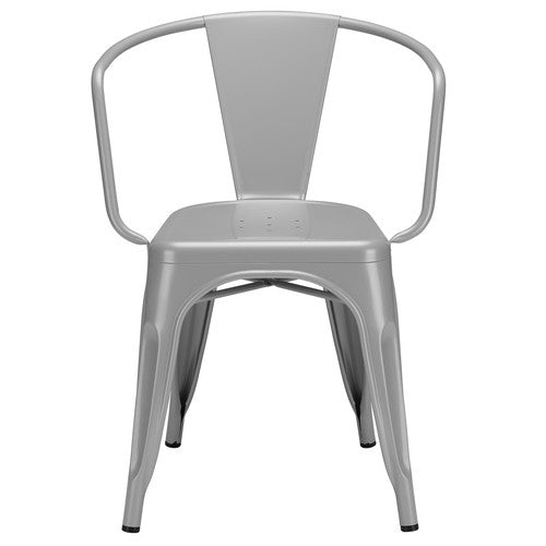 Tolix Style Dining Armchair - living-essentials