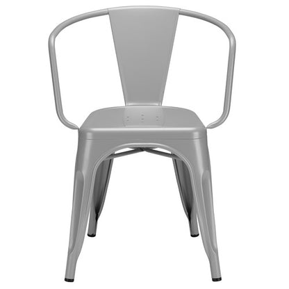 Tolix Style Dining Armchair - living-essentials