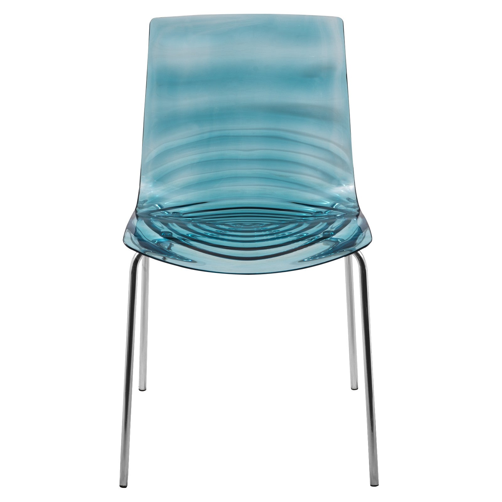 Asha Blue Water-Drop Dining Chair - living-essentials