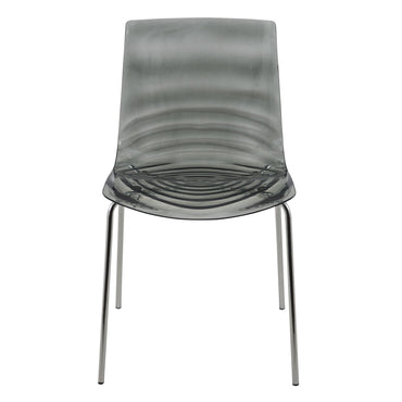 Asha Black Water-Drop Dining Chair - living-essentials