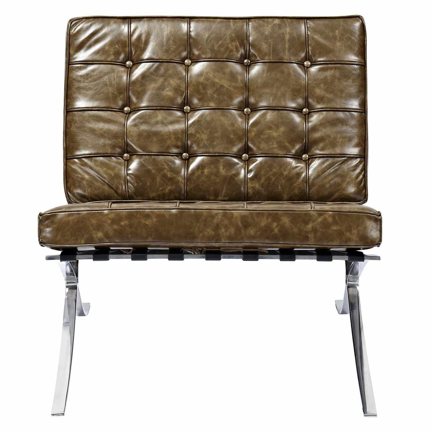 Barcelona Style Chair & Ottoman - living-essentials
