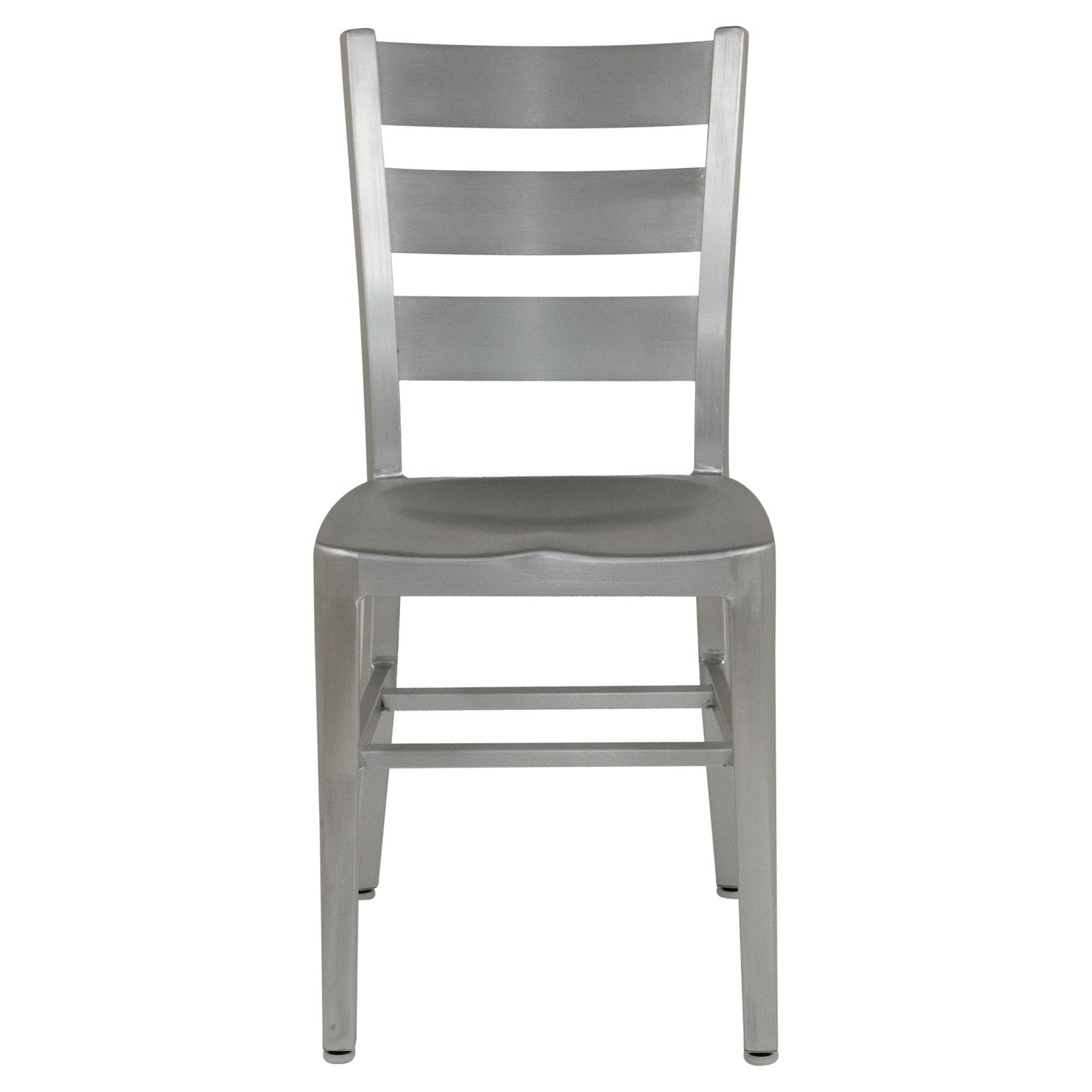 Delta Silver Aluminum Dining Chair - living-essentials