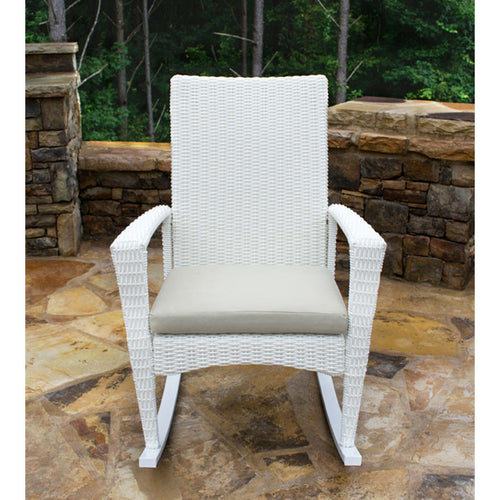 Bayview Magnolia Wicker Rocking Chair - living-essentials