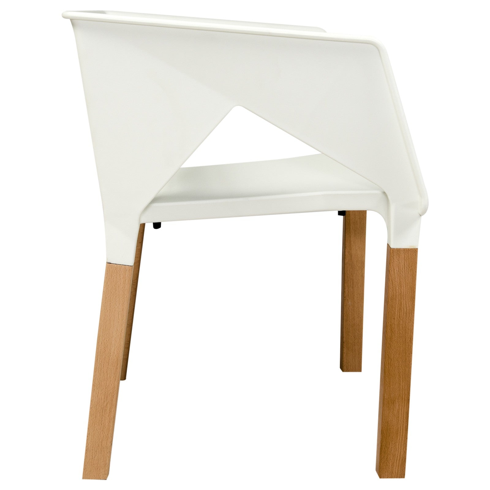 Elwood White Accent Chair - living-essentials