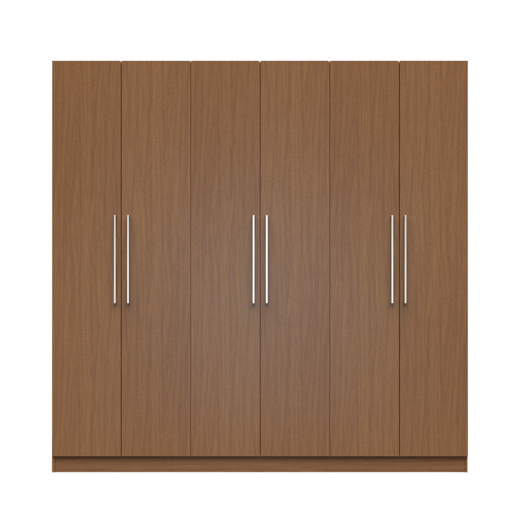 Eldridge 2.0 - 91" 3 Sectional Wardrobe with 4 Drawers and 6 Doors - living-essentials