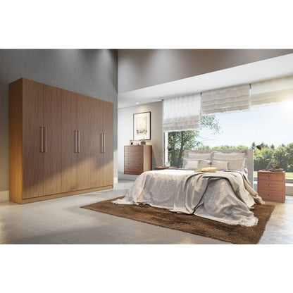 Eldridge 2.0 - 91" 3 Sectional Wardrobe with 4 Drawers and 6 Doors - living-essentials