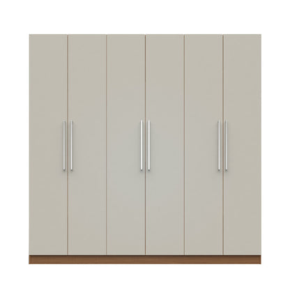 Eldridge 2.0 - 91" 3 Sectional Wardrobe with 4 Drawers and 6 Doors - living-essentials