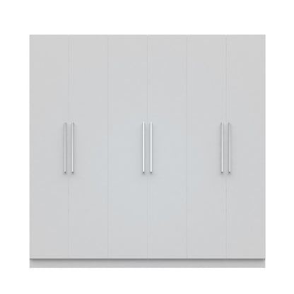 Eldridge 2.0 - 91" 3 Sectional Wardrobe with 4 Drawers and 6 Doors - living-essentials