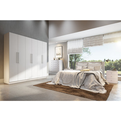 Eldridge 2.0 - 91" 3 Sectional Wardrobe with 4 Drawers and 6 Doors - living-essentials