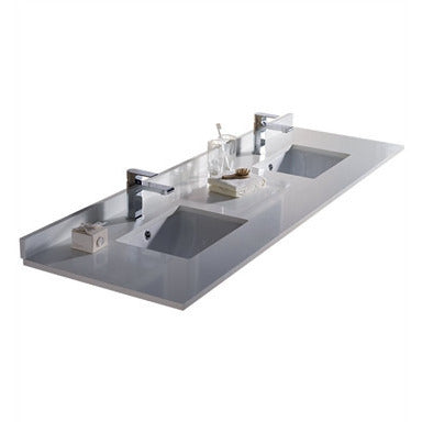 Fresca Oxford 72" Antique White Traditional Double Sink Bathroom Vanity - living-essentials