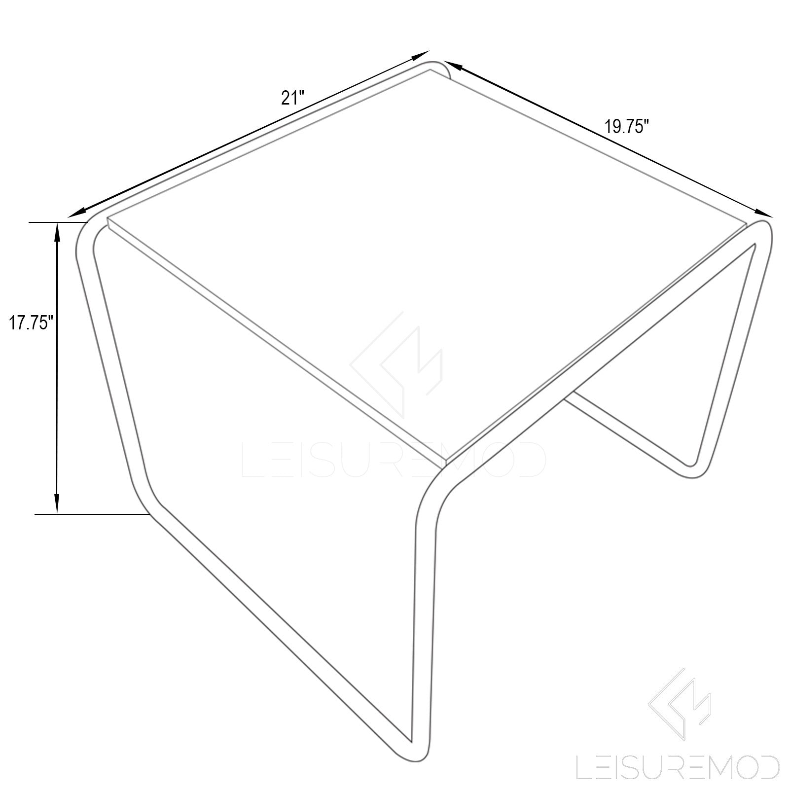 Malcolm White Side Table - living-essentials