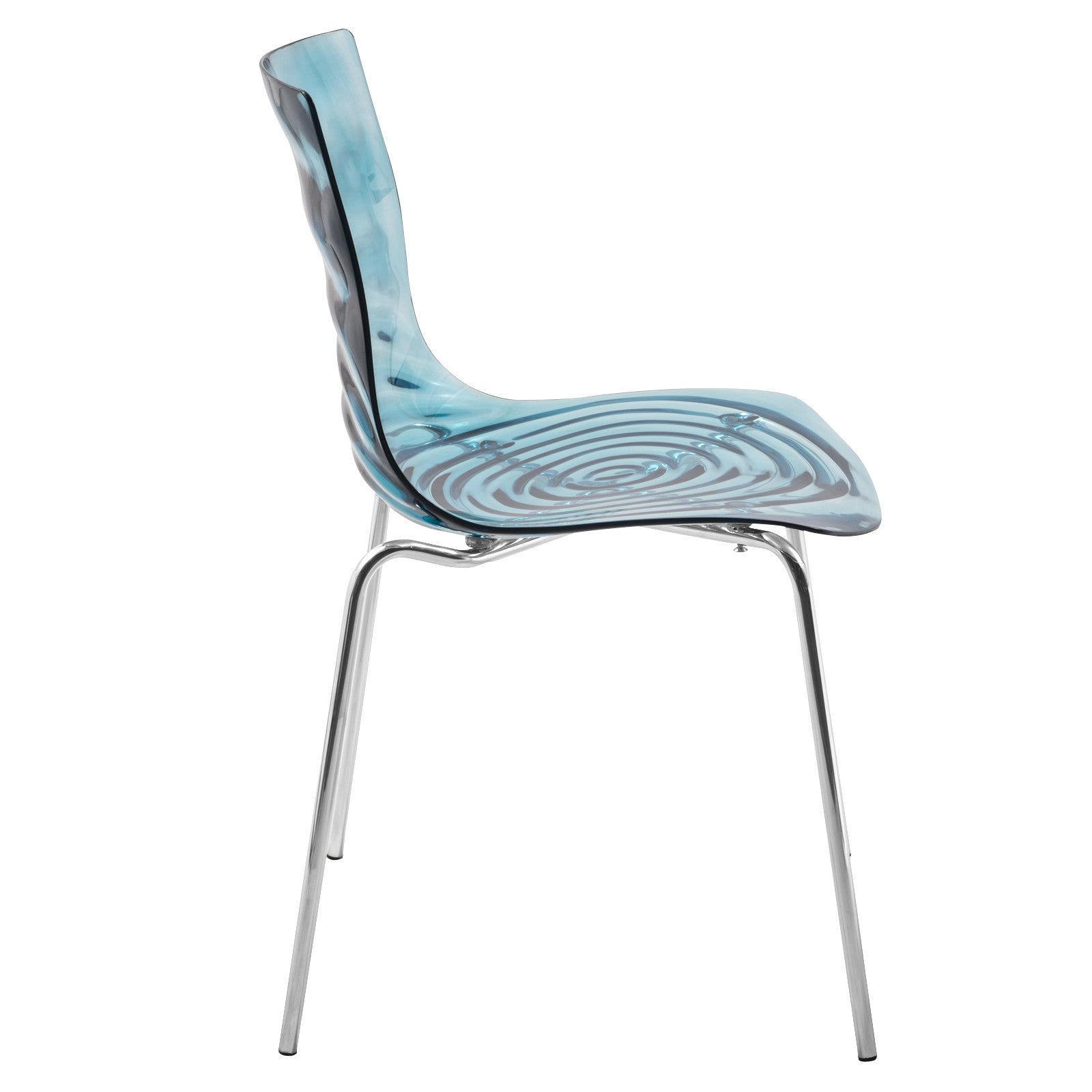 Asha Blue Water-Drop Dining Chair - living-essentials