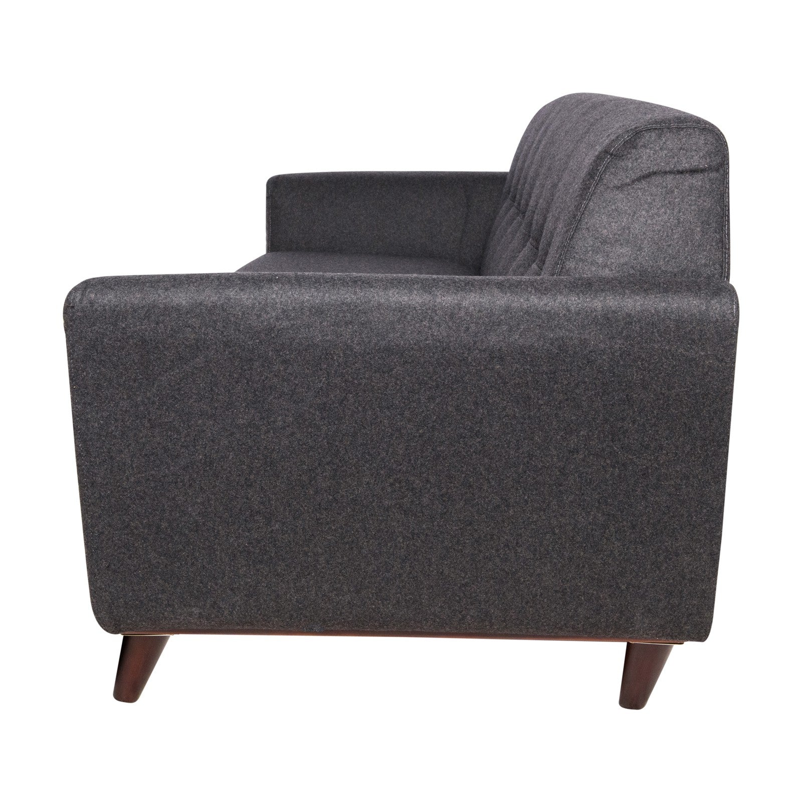 Luca Dark Grey Wool Sofa - living-essentials