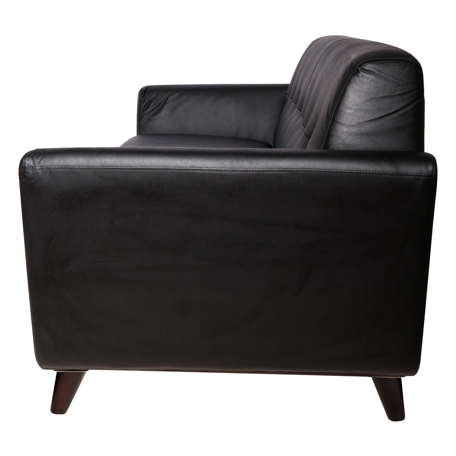 Luca Black Leather Sofa - living-essentials